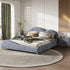 Bryant Suede Fabric Curved Design Bed Frame