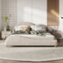 Bryant Suede Fabric Curved Design Bed Frame