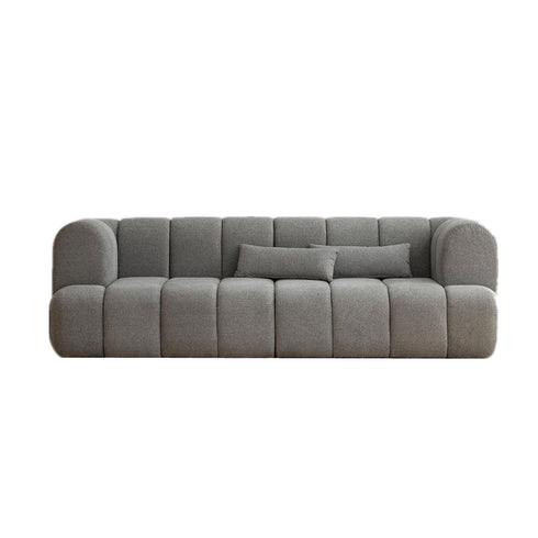 Burt Fabric 3 Seater Sofa Contemporary Arm Couch