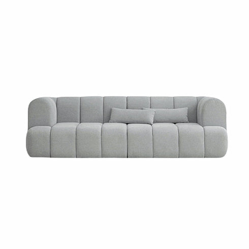 Burt Fabric 3 Seater Sofa Contemporary Arm Couch