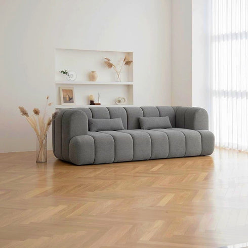 Burt Fabric Loveseat Sofa Contemporary Arm Couch