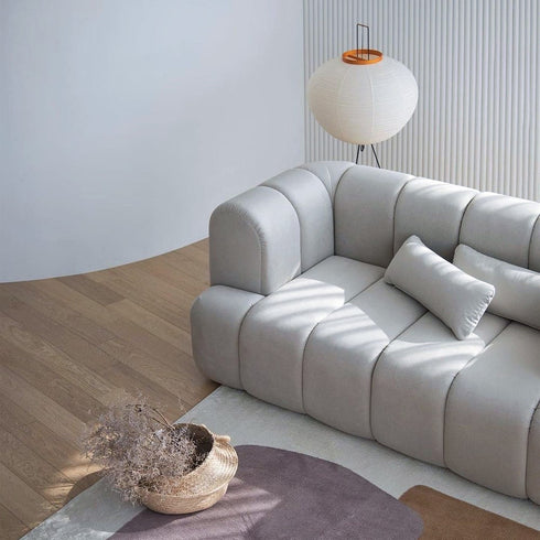 Burt Fabric Loveseat Sofa Contemporary Arm Couch