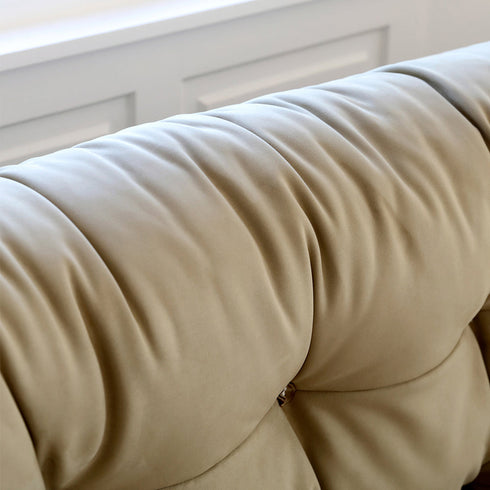 Elvin Luxury Suede Fabric Bed Frame