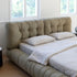 Elvin Luxury Suede Fabric Bed Frame