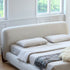 Ellie Boucle Fabric Minimalist Bed Frame