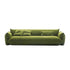 Calloway Green Velvet 3 Seater Sofa Modern Couch