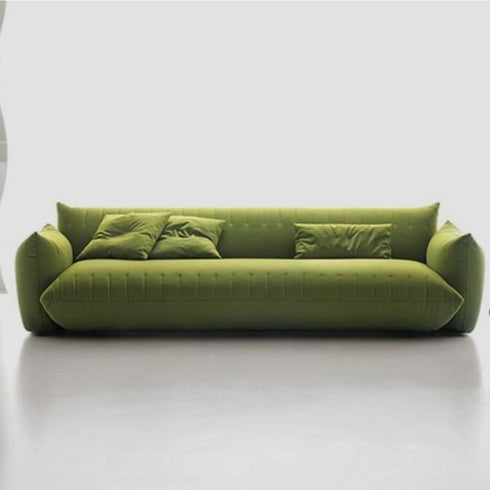 Calloway Green Velvet 3 Seater Sofa Modern Couch