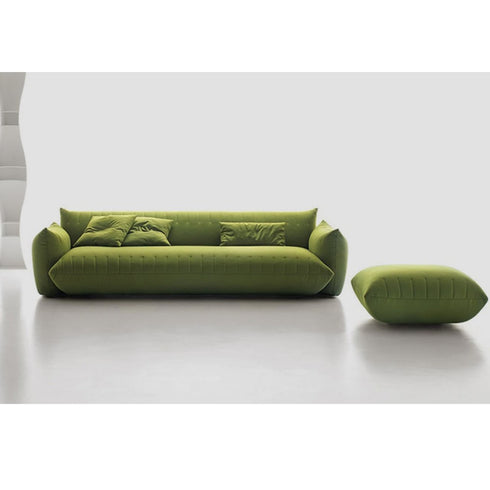 Calloway Velvet Chidori Pattern 3 Seater Sofa Modern Couch