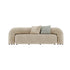 Cantrell Velvet Loveseat Sofa Modern Couch