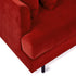 Cein Velvet 3 Seater Sofa with 2 Long Cushions & 4 Accent Pillows