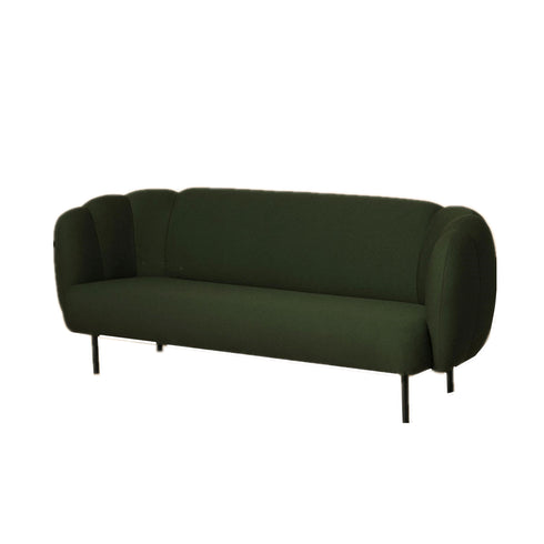 Crice Teddy Fleece Fabric 3 Seater Sofa Arm Shaped Couch