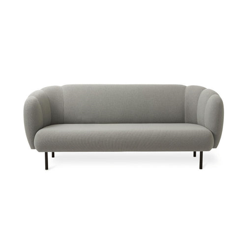 Crice Teddy Fleece Fabric 3 Seater Sofa Arm Shaped Couch