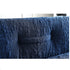 Danica Blue Fabric 3 Seater Sofa Bow-knot Back Designed Couch