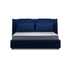 Darion Velvet Removable Cushion Bed Frame