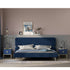 Darryl Velvet Fabric Bed Frame