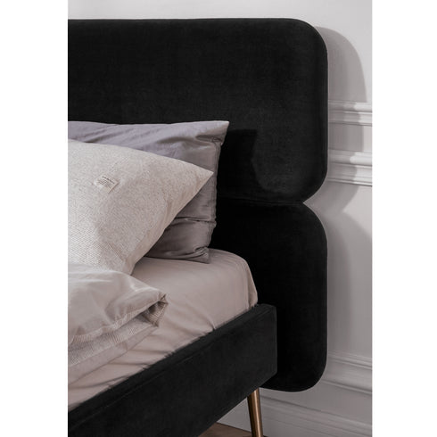 Darryl Velvet Fabric Bed Frame