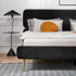 Darryl Velvet Fabric Bed Frame