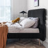 Darryl Velvet Fabric Bed Frame