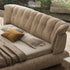 Davenport Suede Fabric Luxury Upholstered Headboard Bed Frame