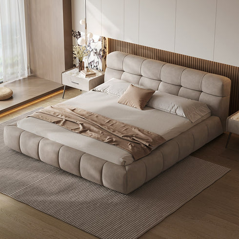 Dawes Suede Fabric Bed Frame