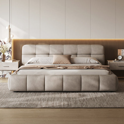 Dawes Suede Fabric Bed Frame