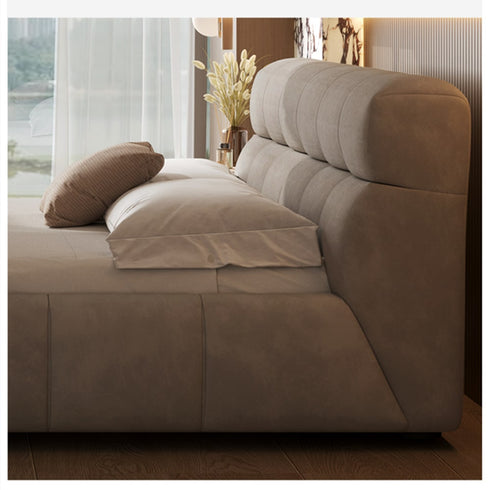Dawes Suede Fabric Bed Frame