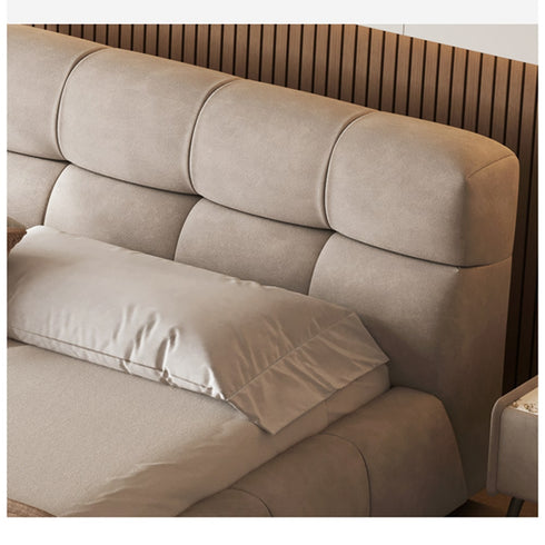 Dawes Suede Fabric Bed Frame