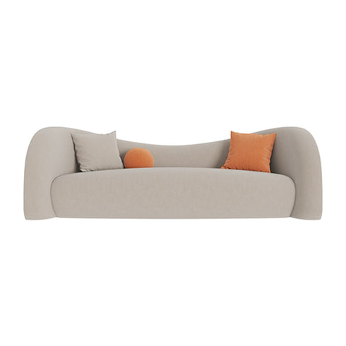 Dennison Technical Fabric 3 Seater Round Shaped Couch