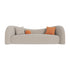 Dennison Technical Fabric 3 Seater Round Shaped Couch