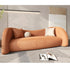 Dennison Technical Fabric 3 Seater Round Shaped Couch