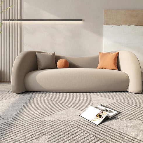 Dennison Technical Fabric 3 Seater Round Shaped Couch