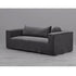 Dobie Fabric Minimalist 3 Seater Sofa Slip-covered Couch