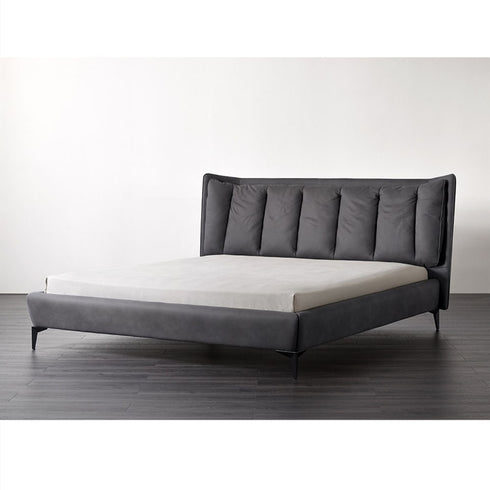 Eden Suede Fabric Upholstered Modern Bed Frame