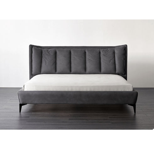 Eden Suede Fabric Upholstered Modern Bed Frame
