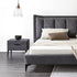 Eden Suede Fabric Upholstered Modern Bed Frame