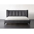 Eden Suede Fabric Upholstered Modern Bed Frame