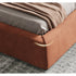 Elsie Suede Fabric Simple Bed Frame