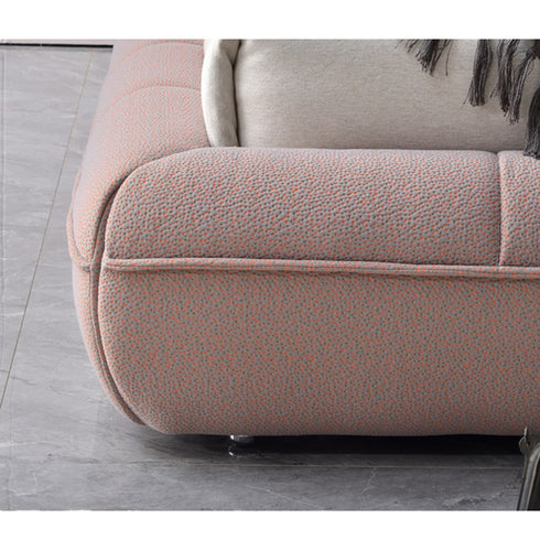 Elyssa Suede Fabric High Headboard Bed Frame