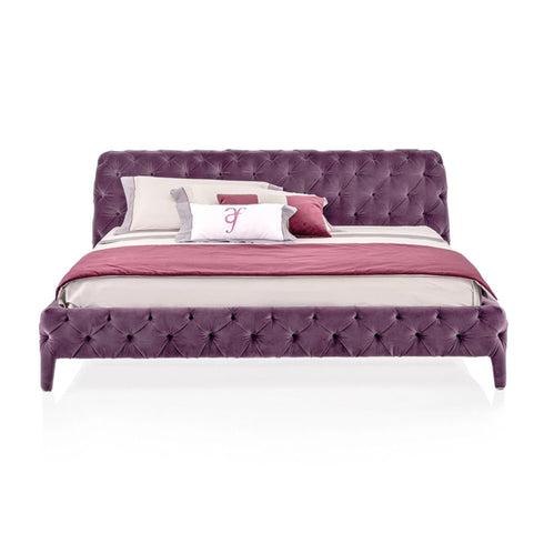 Ethan Velvet Fabric Bed Frame