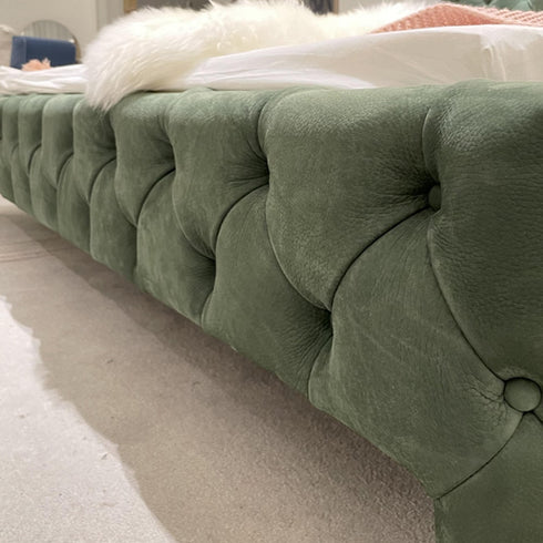 Ethan Velvet Fabric Bed Frame