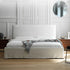 Evan Minimalist Cotton Linen Blend Bed Frame