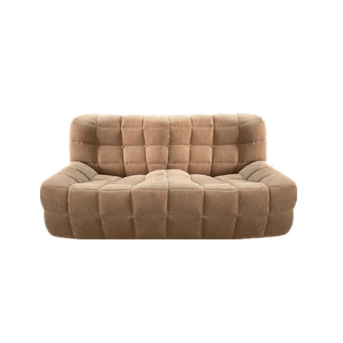 Shaun Fabric Armless Loveseat Sofa Lounge Couch