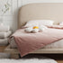 Flore Boucle Round Shaped Headbord Bed Frame