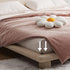 Flore Boucle Round Shaped Headbord Bed Frame