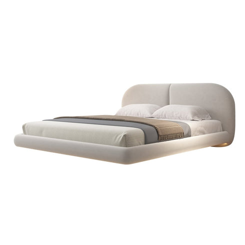 Garan Velvet Modern Floating Bed Frame