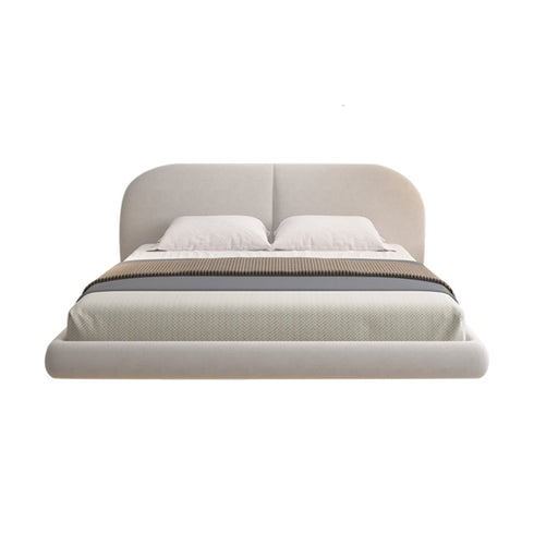 Garan Velvet Modern Floating Bed Frame