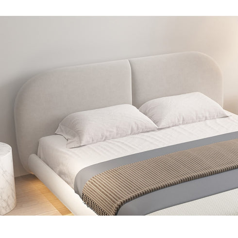 Garan Velvet Modern Floating Bed Frame
