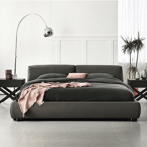 Harlee Suede Fabric Bed Frame