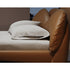 Hazel Microfiber Leather Luxury Curved Headboard Bed Frame