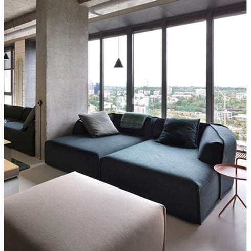 Heloise Fabric Arm Sofa 3 Seater 2-Piece Couch